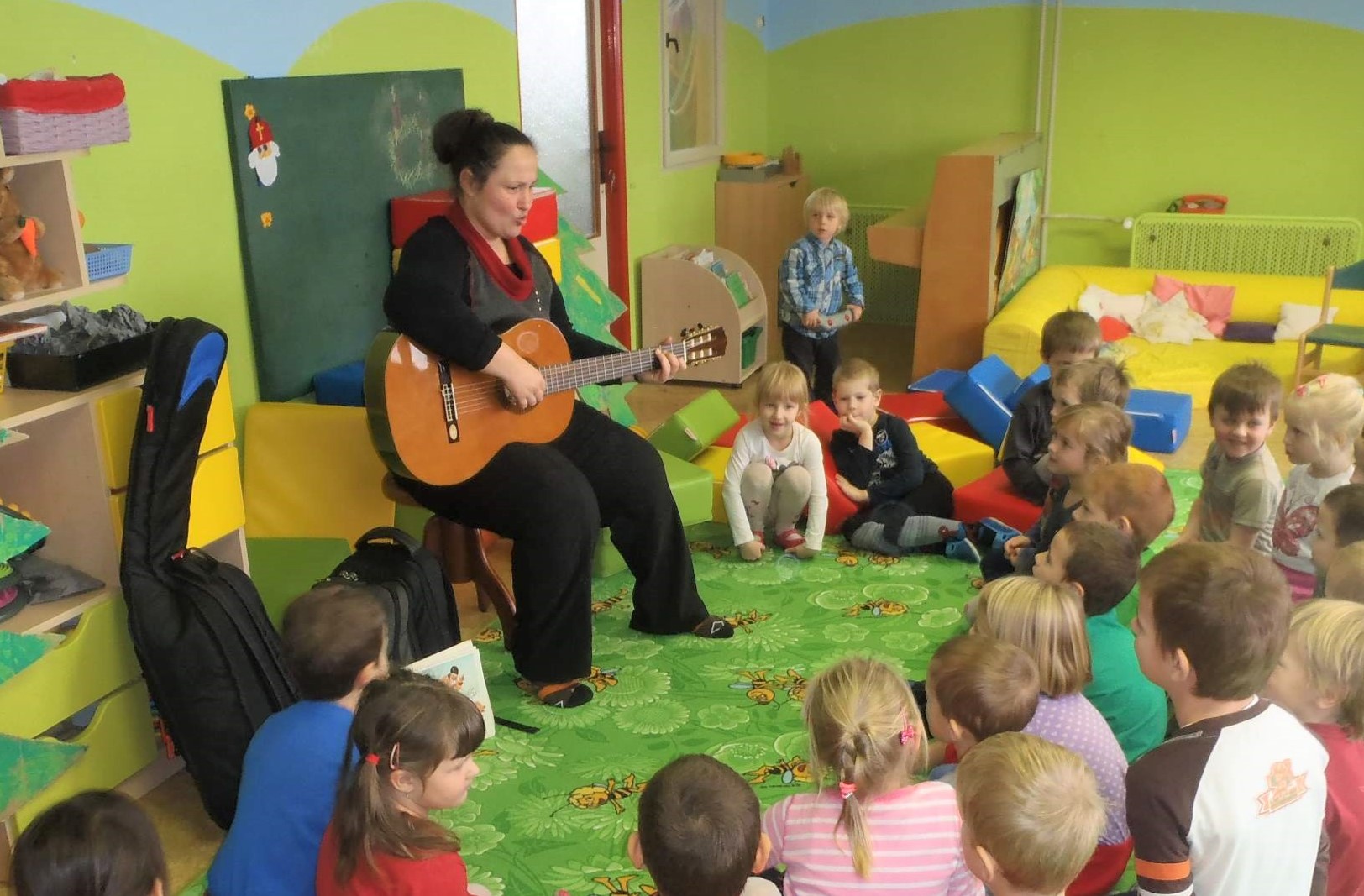Hudební hodina pro děti ve školce – Křemže